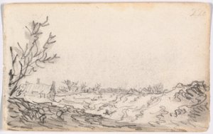 Et klitlandskab af Jan van Goyen