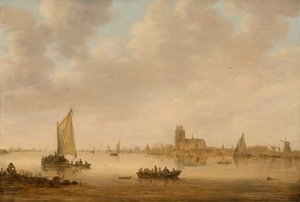 Udsigt over Dordrecht fra Dordtse Kil, 1644.