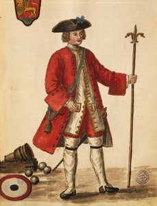 Bombista fra venetianske skibe, af Jan van Grevenbroeck eller Giovanni Grevembroch (1731-1807), Gli Abiti de Veneziani, fra illustreret bog med kostumer, akvarel