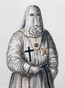 Confraternity of the Intercession of Christ, grundlagt den 1. februar 1500 af kanonernes Regular of St, Savior in Venedig, bind II, f 66, af Giovanni di Grevembroch eller Grevenbroch (1731-1807) af Jan van Grevenbroeck