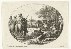 Belejring af en by Militære scener fra livet af Louis XIV, konge af Frankrig (serietitel) af Jan van Huchtenburg