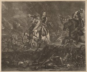 En general til hest (Charles of Lorraine) af Jan van Huchtenburgh