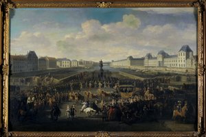 Ludvig XIV nærmer sig Pont Neuf, Paris