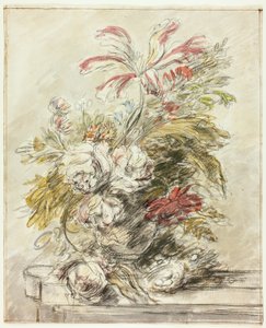 Et blomsterstykke af Jan van Huysum