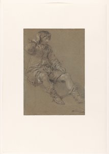 Siddende dreng af Jan van  Noordt