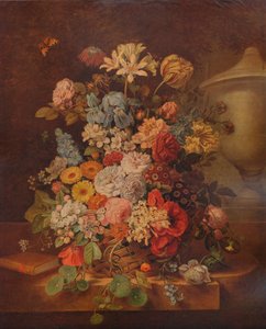 Blomsterstykke, c1796, 1938 af Jan van Os