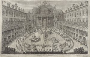 Karrusel i Hofburg i Wien Ballet til hest i anledning af brylluppet mellem kejser Leopold I og Margaret Theresa af Spanien (serietitel)