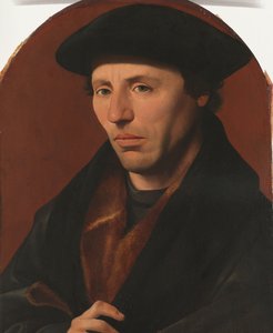 Portræt af en Haarlemsborger Portræt af en mand af Jan van Scorel