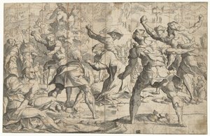 Stening af Stephanus af Jan van Scorel