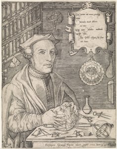 Portret af Gemma Frisius af Jan van Stalburch
