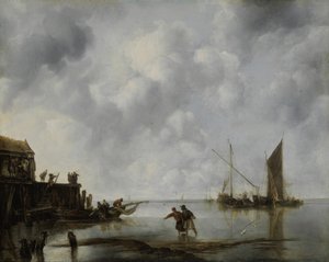 Fiskerbåde i ro, 1651.