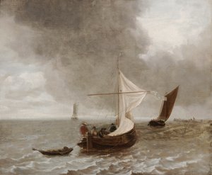 Sejlbåde i en brise