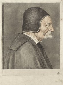 Buste af en gammel mand, vendt mod højre af Jan van de Velde (IV)