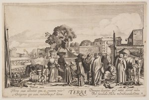 Jord, fra De fire elementer af Jan van de Velde II
