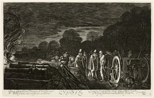 Ild, plade fire fra De fire elementer af Jan van de Velde II