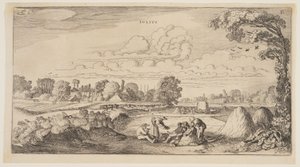 Juli, fra Årets tolv måneder af Jan van de Velde II