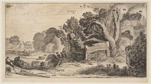 Juni, fra Årets tolv måneder af Jan van de Velde II