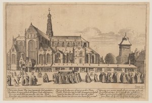 Sankt Bavos kirke i Haarlem af Jan van de Velde II