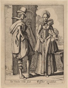 To Figurer i Kostume af Jan van de Velde II
