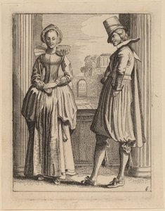 To Figurer i Kostume af Jan van de Velde II