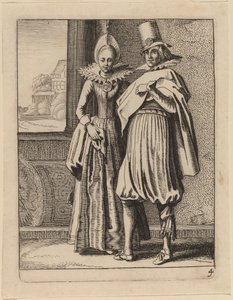 To Figurer i Kostume af Jan van de Velde II