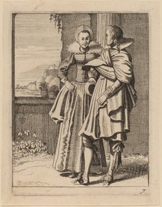 To Figurer i Kostume af Jan van de Velde II