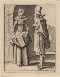 To Figurer i Kostume af Jan van de Velde II