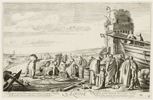 Vand, planche tre fra De fire elementer af Jan van de Velde II