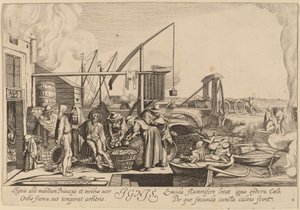 Brand af Jan van de Velde II after Willem Buytewech