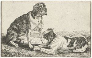 To hvilende hunde Dyr (serietitel) Zoographiam (serietitel)