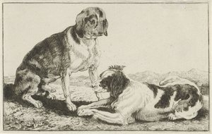 To hvilende hunde Dyr (serietitel) Zoographiam (serietitel)