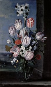 Blomster i en krystalvase, 1652