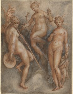 Tre gudinder: Minerva, Juno og Venus