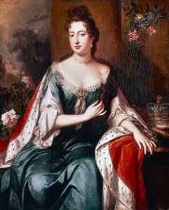 Queen Mary II, ca. 1692-94 (olie på lærred) af Jan van der Vaardt