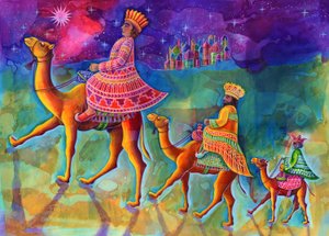 Three Kings, 1997, (blæk og gouache)