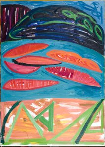 Vi er kun ubesejrede (II), 2007 (olie på lærred)