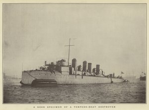 Et godt eksemplar af en torpedobåds destroyer
