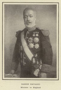 Baron Hayashi, minister i England af Japanese Photographer