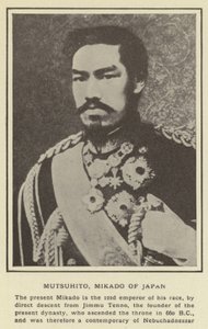Mutsuhito, Mikado of Japan af Japanese Photographer