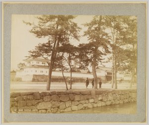 Nijō Castle, Kyoto, Japan (s/h-billede) af Japanese Photographer