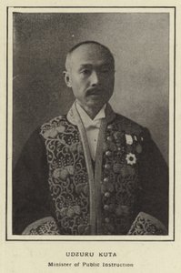 Udzuru Kuta, minister for offentlig undervisning af Japanese Photographer