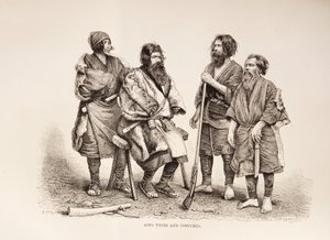Ainu mennesker af Japanese School