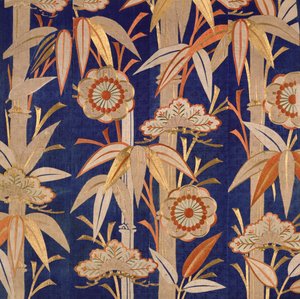 Buddhistisk tempelalterklæde, Edo-perioden (1600-1868) 1805 (silke) af Japanese School