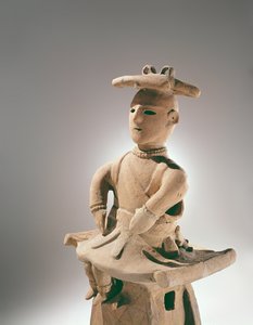 Barnefigur, arkaisk periode (terracotta) af Japanese School