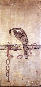Falk. Japansk værk fra 1400-tallet af Daysen. Genova, Museo Chiossone. af Japanese School