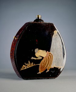 Krudtkolbe (lakeret træ) (bagsiden af 117750)