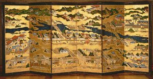 I og omkring Kyoto, Edo-perioden af Japanese School