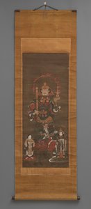 Kakemono, begyndelsen af det 15. århundrede af Japanese School