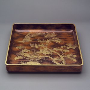 Kimonobakke, 1868-1912 (lakeret træ)