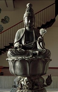 Manjushri Bodhisattva s District LP med Whey Ella af Japanese School